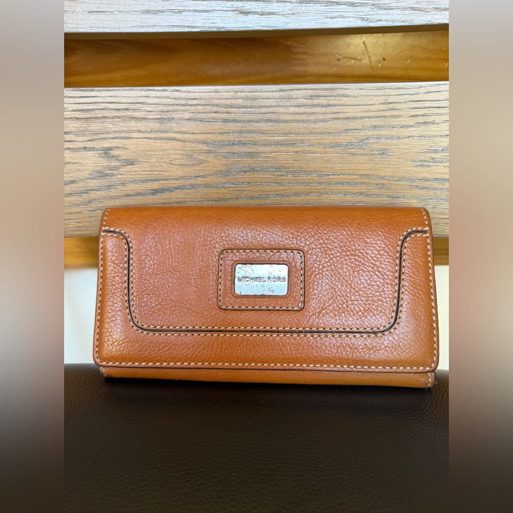 Michael Kors Tan Leather Wallet